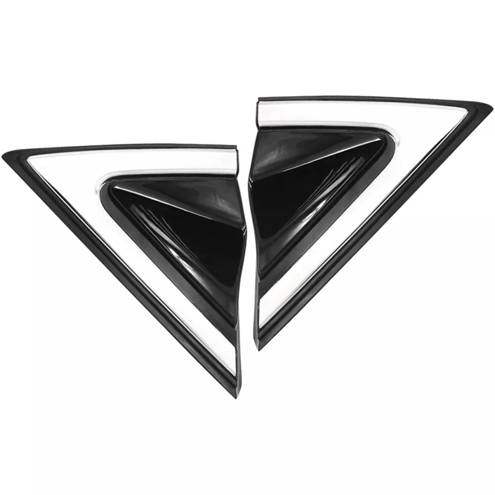 Car Lh Driver Corner Chrome Molding Fit For 2013-2 Black/Silver 4851880506740