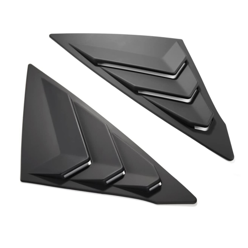 Rear Side Window Louvers Triangular Glass Blinds f 1