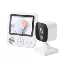 Kabelloses 2,8-Zoll-Babyphone mit 2-W-Kameraton