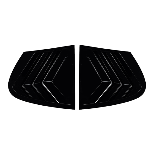Car Rear Triangular Window Louvers Shutters Blinds