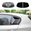 Car Rear Triangular Window Louvers Shutters Blinds 6