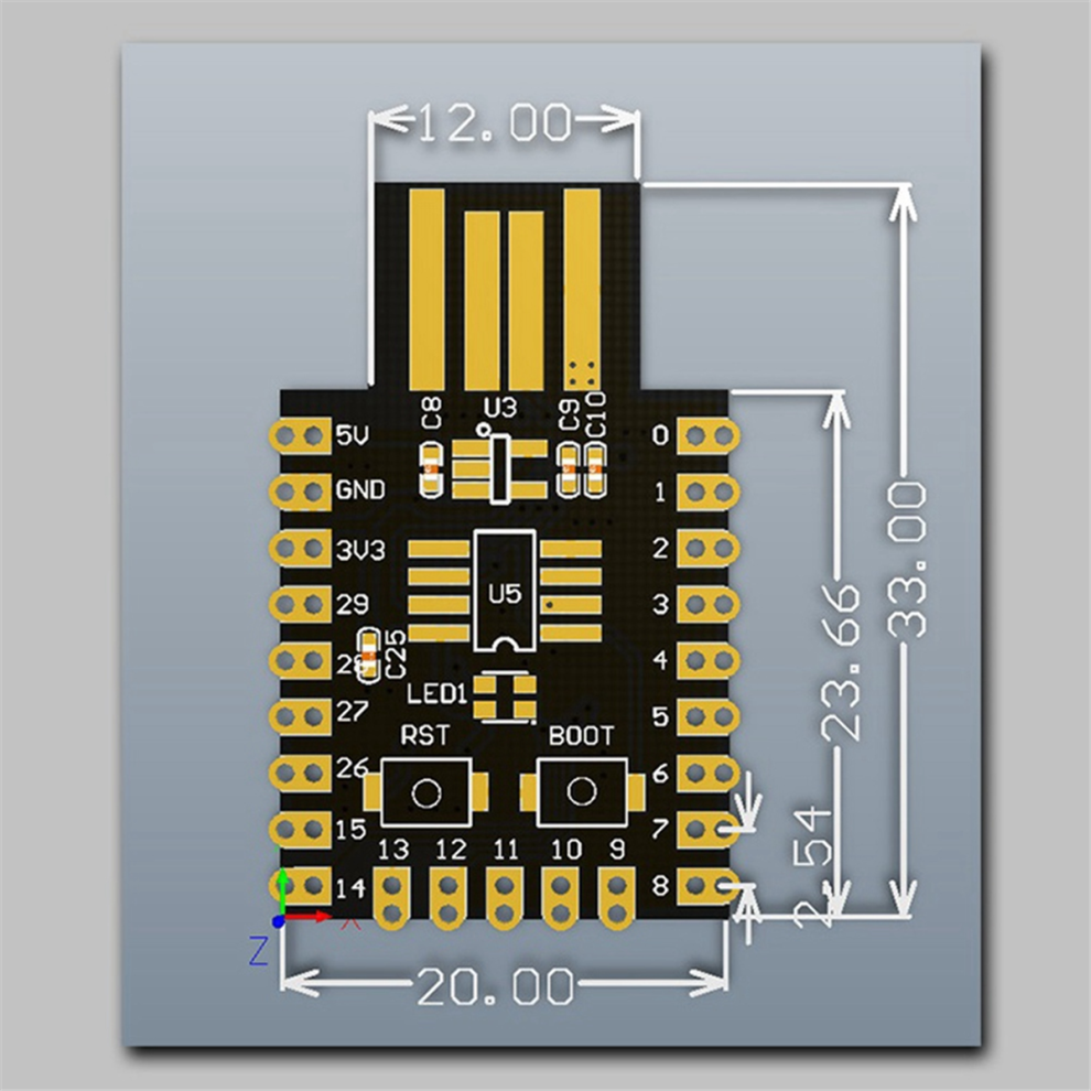 For Flash Microcontroller Development Board Rp2040 4851880518538