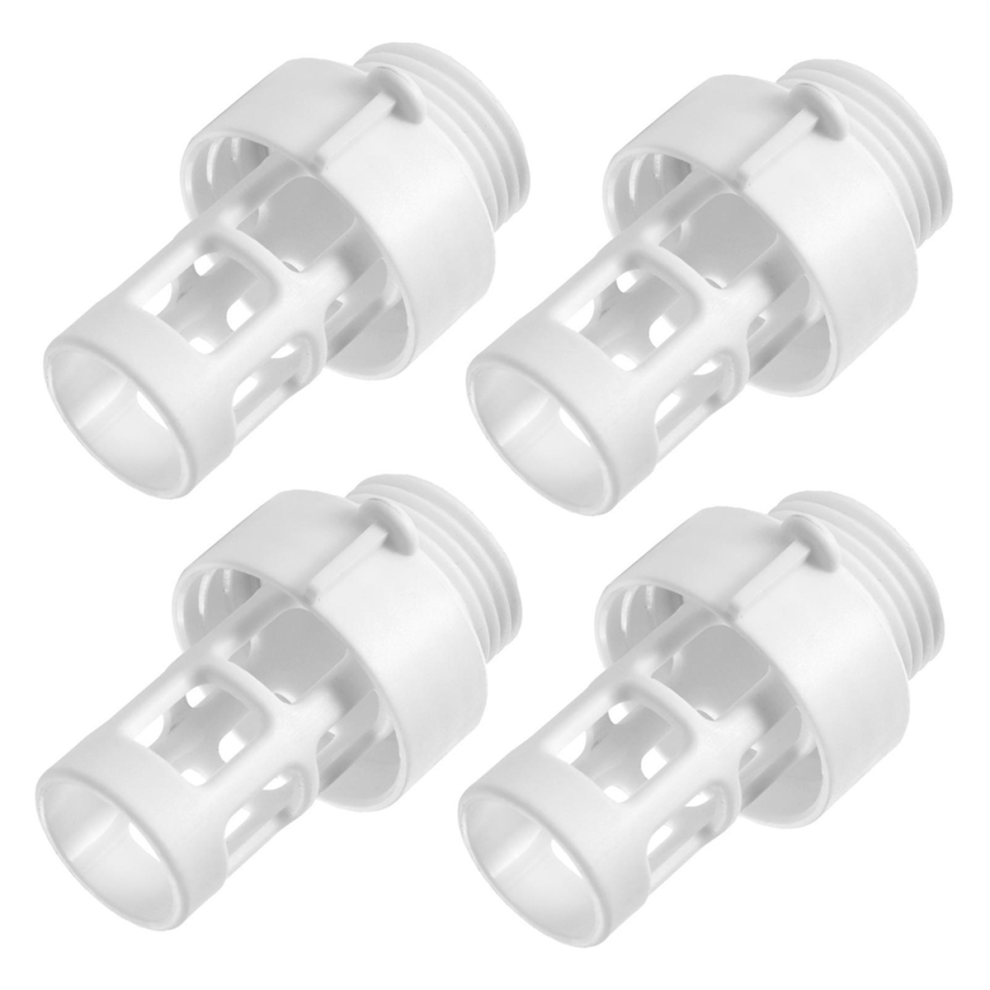 4Pcs Pool Drain Connector Adapter For 10184 Hose R White 4851880517692