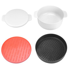 Multifunctional Round Rice Steaming Box Microwave
