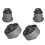 Front Lower Control Arm Inner & Outer Bushing Kit 4