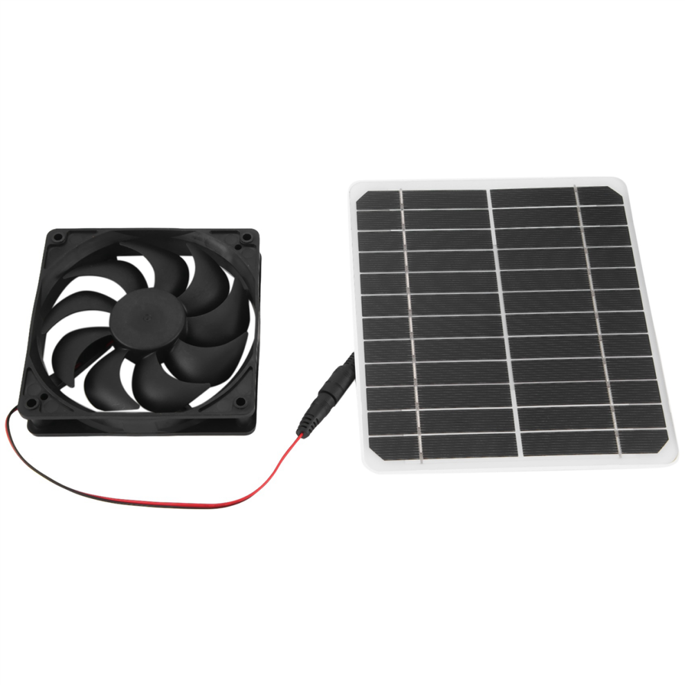 Solar Panel Fan Kit, 15W Exhaust Outdoor Waterproo 4851880517685