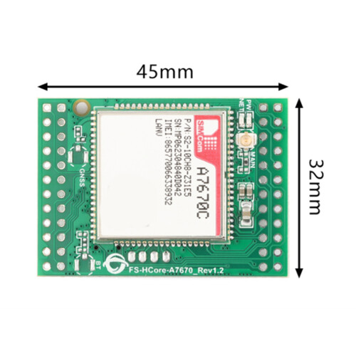 A7670C 4G-Modul CAT.1 Core-Entwicklungsboard komplett 2