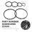 1628954980 Auto Transmission Piston Ring Kit for 3 6