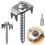 Fence Staples,Fence Nails for Softwood, Reusable W 4