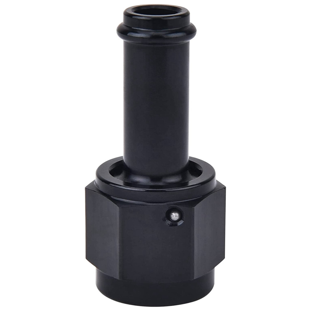 6An Female To 3/8 Straight Swivel Fittings Aluminu Black 4851880546913