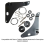 Set 82214260AC Haubenstifte Auto Rostschutzstifte Kit V 6