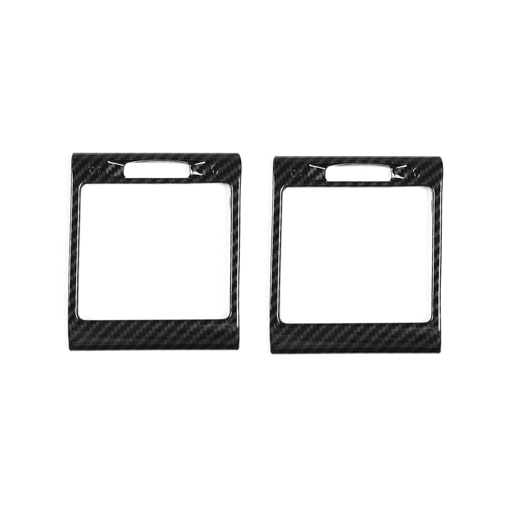 2Pcs Carbon Fiber Console Side Air Conditioning Ou 4851880557865