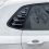 Car Bright Black Rear Window Louver Shutter Cover 10