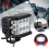 Auto Triple Side Lighted Work Light Dome Burst Fla 4