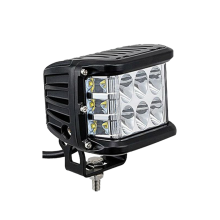 Auto Triple Side Lighted Work Light Dome Burst Fla