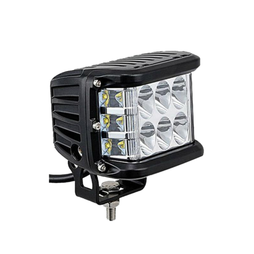 Auto Triple Side Lighted Work Light Dome Burst Fla