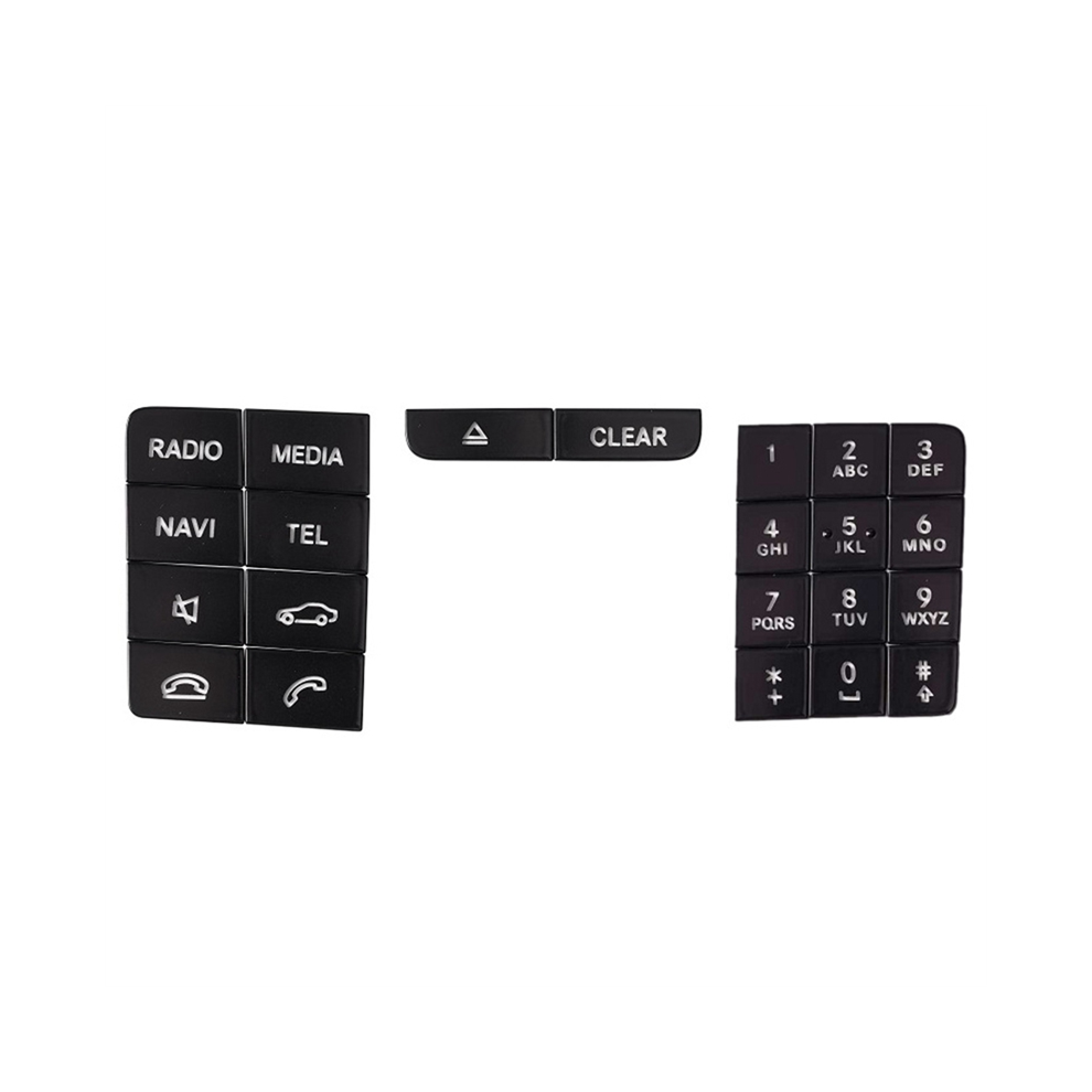 Car Center Console Cd Panel Multimedia Button Stic Black 4851880564986