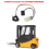 Forklift Spare Parts Accelerator for EFG110/EFG115 5