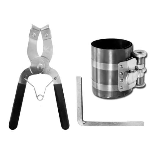 1 Set Engine Piston Ring Caliper Compressor Ratche 1