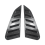 Car Rear Triangular Window Louvers Shutters Blinds 2