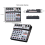 6 Channel Audio Mixer Portable Mixing Console USB 6