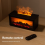Fireplace Aroma Diffuser Flame Humidifier Waterles 10