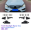 1Pair Front Headlight Repair Kits for E-CLASS W207 3