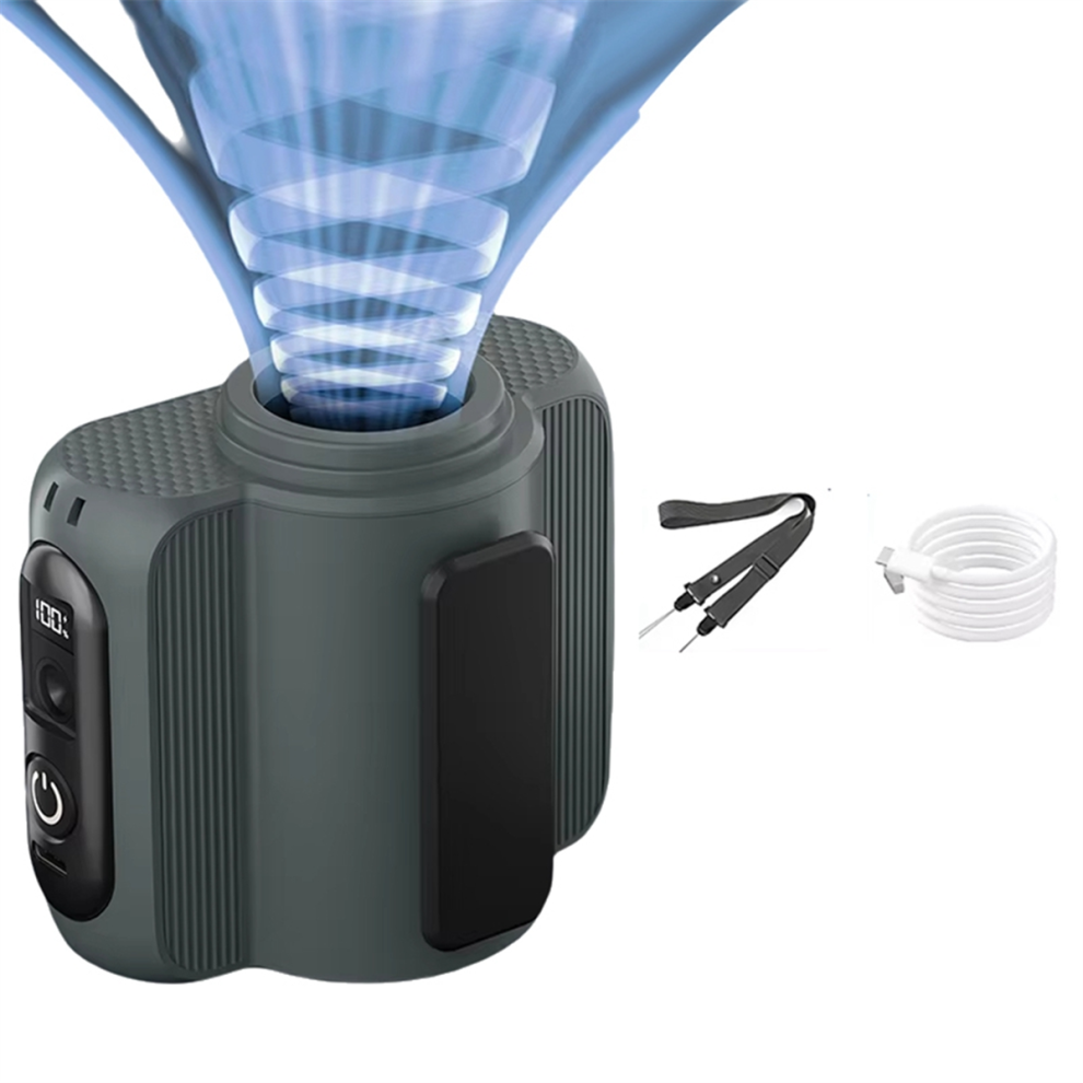 Waist Clip Fan Portable Mini Hanging Neck Recharge 4852415860429