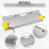 Wheel Alignment Tool,2pcs Tool Toe Plates,Toe Angl 3