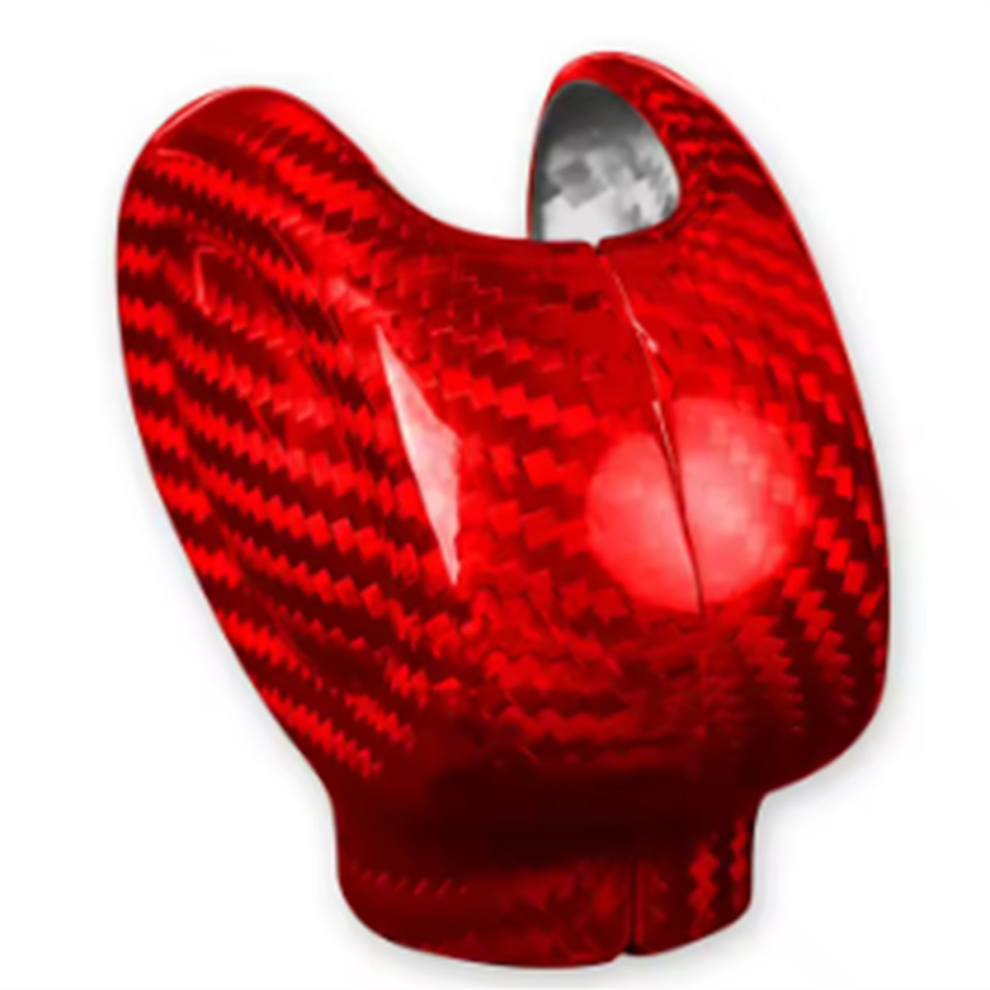 Car Real Carbon Fiber Shift Lever Cover Knob For F Light 4852415873870