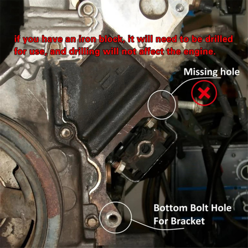 For Truck Low Mount Alternator and Power Steering 2