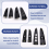 4PCS Front+Rear Door Armrest Trim Panel Window Swi 6
