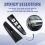 4PCS Front+Rear Door Armrest Trim Panel Window Swi 10