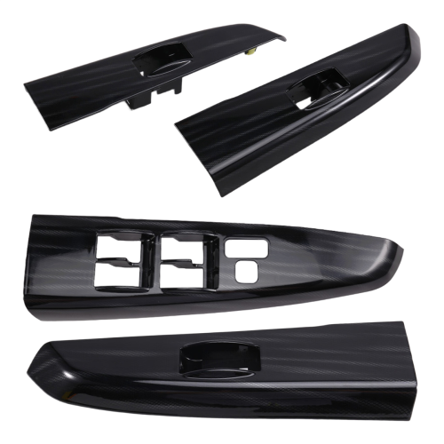 4PCS Front+Rear Door Armrest Trim Panel Window Swi