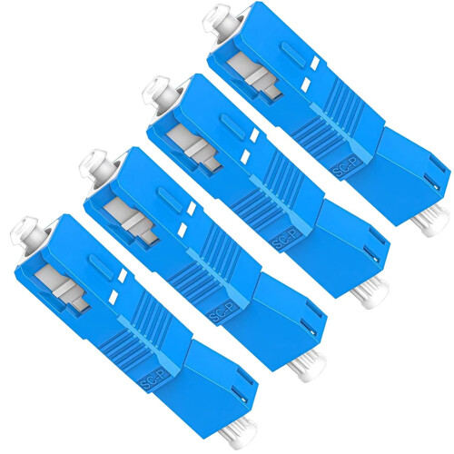 Glasfaseradapter SC-Stecker-LC-Buchse, 9/125 µm/Sek. 1