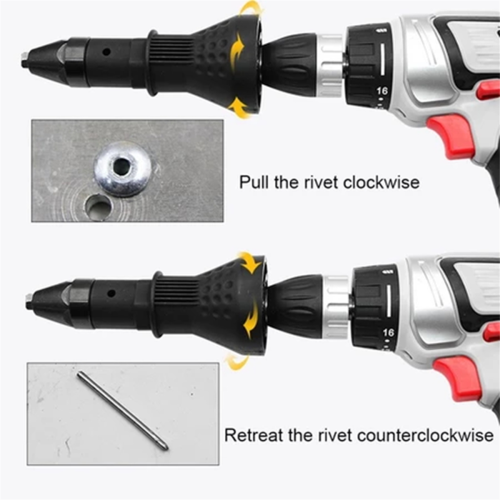 Rivet Nut Adapter SetAKAPE- for Cordless Drill Riv 2