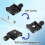 50mm Quick Release Plate Clamp Adapter for , Alumi 3