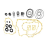 Car MAXA Automatic Transmission Clutch Repair Kit 7