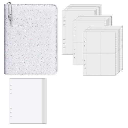 Hardcover Sticker Organizer Binder Reusable A5 Hol 1