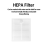 10PCS Hepa Filter Replacement Parts for M5 / M5+ L 8