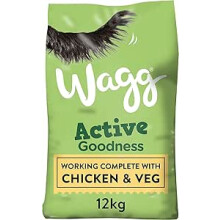 Wagg Active Goodness Complete Dry Dog Food Chicken and Veg 12kg