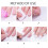 24pcs/sheet Waterproof Double Sided Fake Nail Glue 6
