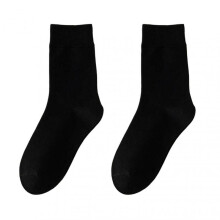 1 Pair Women Winter Socks Solid Color Soft Breathable Mid-tube High Elasticity Solid Color Warm Anti-slip No Odor Lady Sports Socks