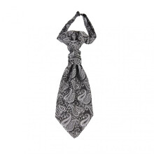 Men Tie Double Layers Vintage Formal Business Style Adjustable Printed Satin Suit Coat Waistcoat Wedding Party Office Necktie