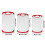 3pcs Durable Non slip Fruit Vegetable Cutting 12