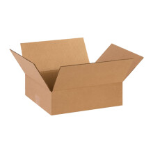 14 x 12 x 4 Corrugated Cardboard Boxes, Flat Shipping Boxes for Moving and Storage, Pack of 25, Durable Bulk Packaging