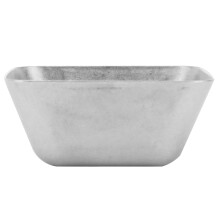Vintage Food Dish Stainless Steel Square Sauce
