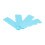 4PCS Cake Scraper Icing Smoother Plastic Icing 8