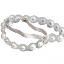 Shoe Laces Anti Falling Free-installation Anti-skid High Elasticity Faux Pearl Decor Holding Transparent Women High Heels Shoes Bands Shoe Accessories