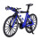 Finger Mountain mini-vélo en alliage modèle bleu 1